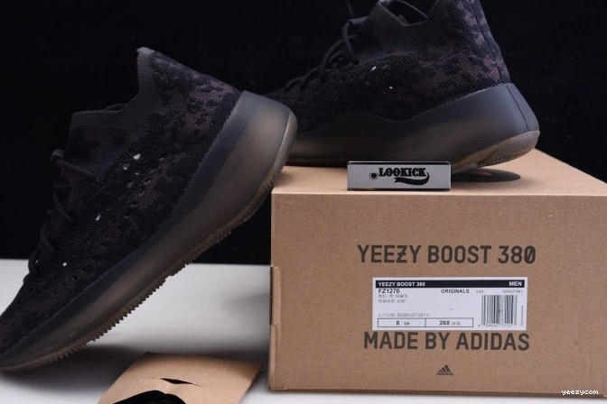 FZ1270 380 Boost Adidas Yeezy Onyx 0820